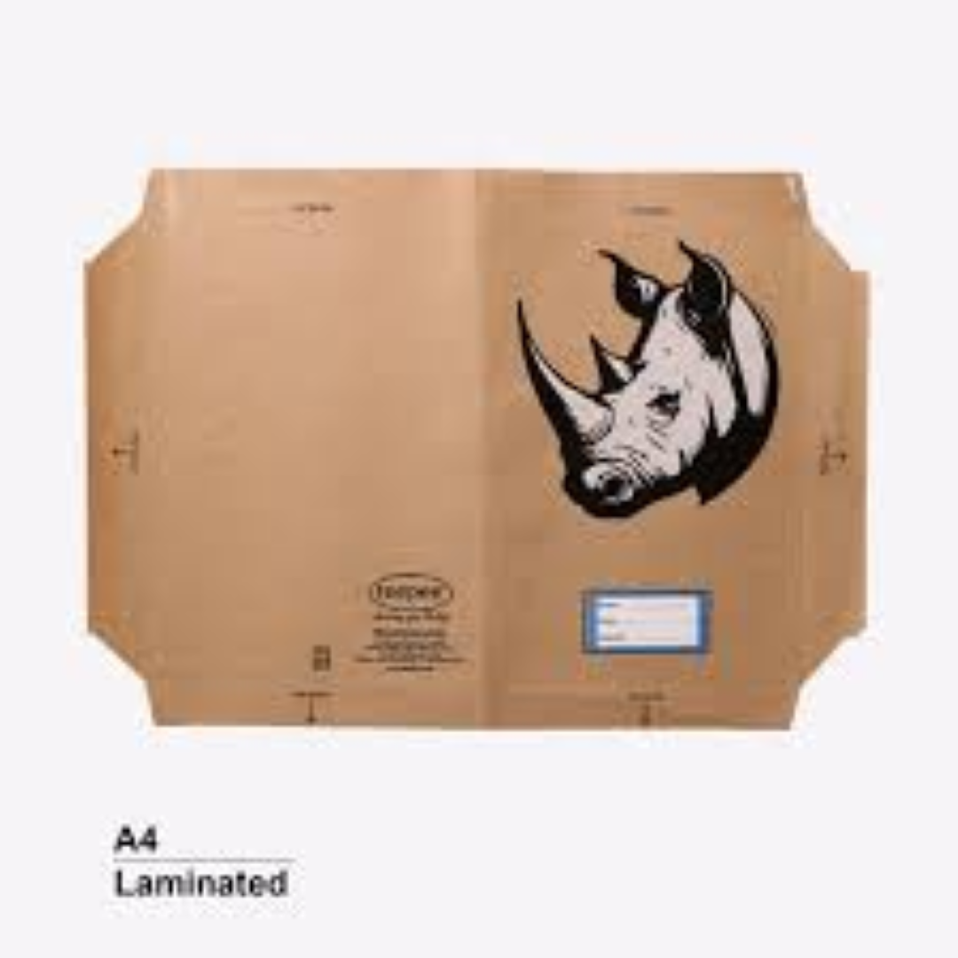 TEEPEE LAMINATED BROWN COVER A4 217